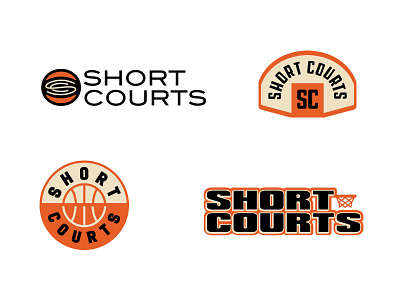 Short Courts — Round 2 concepts basketball branding court design hoop logo nba roundel typography