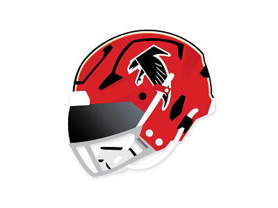 Axiom x Atlanta Throwback atlanta axiom design falcons football helmet illustration nfl retro riddell throwback