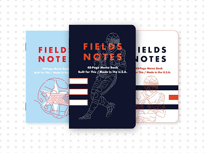 FIELDS NOTES Cover Series bears chicago concept design field notes illustration notes typography