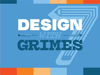 Design with Grimes - Update brand branding card color design episodes football illustration logo numbers podcast title card type typography