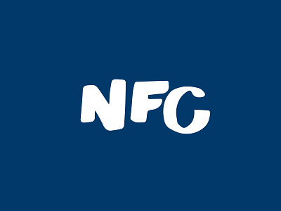 NFC / AFC afc branding chisel design football illustration lettering nfc nfl type typography