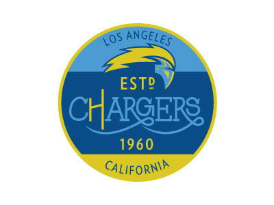La Chargers Patch chargers football la chargers patch rebrand sports