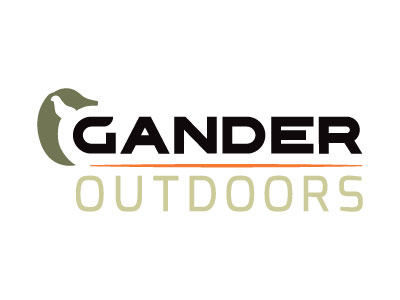 Go Logo Primary branding gander goose logo nature outdoors rebrand sporting