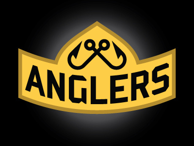 Anglers fishing logo sports