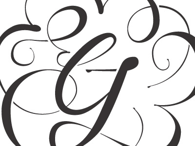 Grimes Monogram g monogram typography