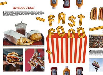 Fast Food Poster app branding character design graphic design illustration interactive logo ui vector