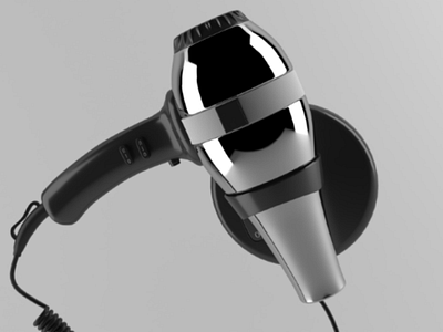 Product render_hairdyer 3d product visualization 3ds max cgi cgi art work photoshop product render product video vray next