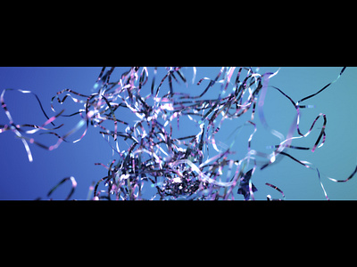tinsel 3 animation cg fluid dynamics houdini photography simulation strands