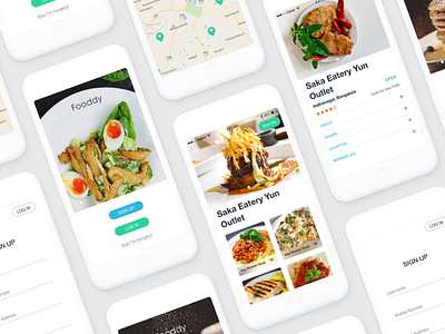 Fooddy Free adobe XD Ui kit - Coming soon.. adobe android food fooddy free giveaway ios kit sketch ui uikit xd