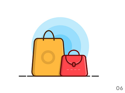 Bags (illustration series 06) bag icon icon set illustration illustrator retail shop shopping slingbag store vector women