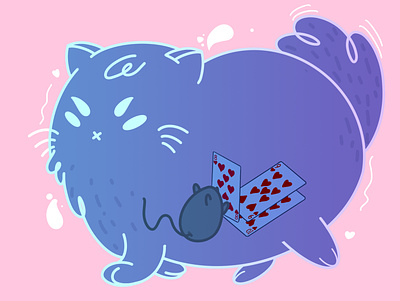 Gato Fantasma cards cat character cute game illustration illustrations kawaii kawaii art