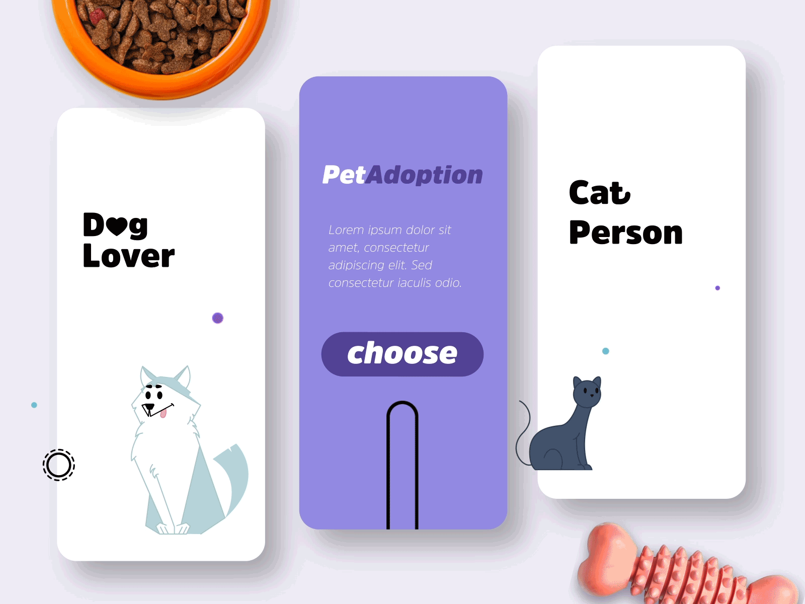 App Pet Adoption animation animation 2d animation after effects animation design app branding character design design app designer drawing gif illustration ui uidesign ux uxdesign uxui woman