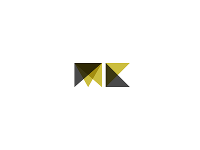 MB fold identity logo mark mb