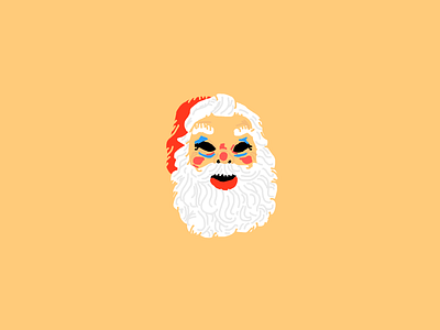 Saint Nick Mask christmas drawing face holiday illustration mask saint nicholas santa