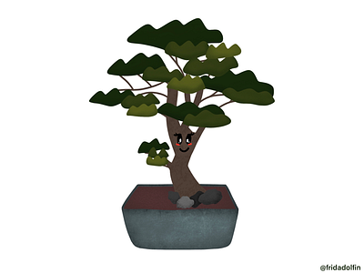 Happy bonsai 🌱 apple arbol barcelona bonsai business catalunya design dibujo drawing enterpreneur fridadolfin graphic graphicdesign graphicdesigner ipad ipadpro procreate spain studio tree
