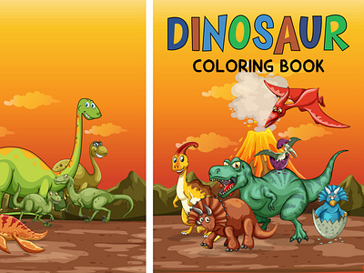 BOOK COVER 3d animation bookcover brand branding business cover design dinosaur graphic design illustration logo motion graphics ui vector