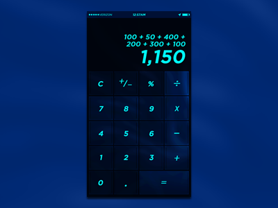 Daily UI - Calculator daily ui