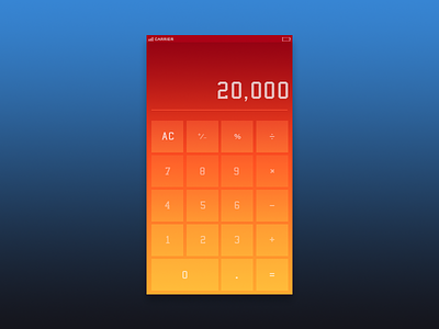 Daily UI 003 - Calculator calculator daily design ui