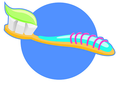 Toothbrush icon or logo design icon illustration logo toothbrush vector