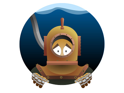 Scuba diver design illustration scuba diver vector