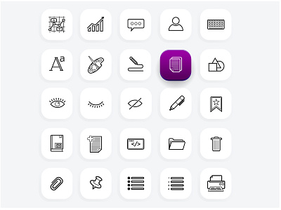 Office icons set (part 2)