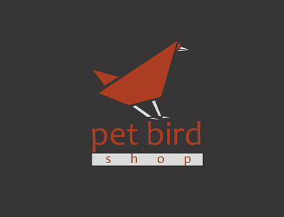 Pet Bird Shop sample logo branding design logo logodesign logotype minimal logo pet pet bird pet care pet shop
