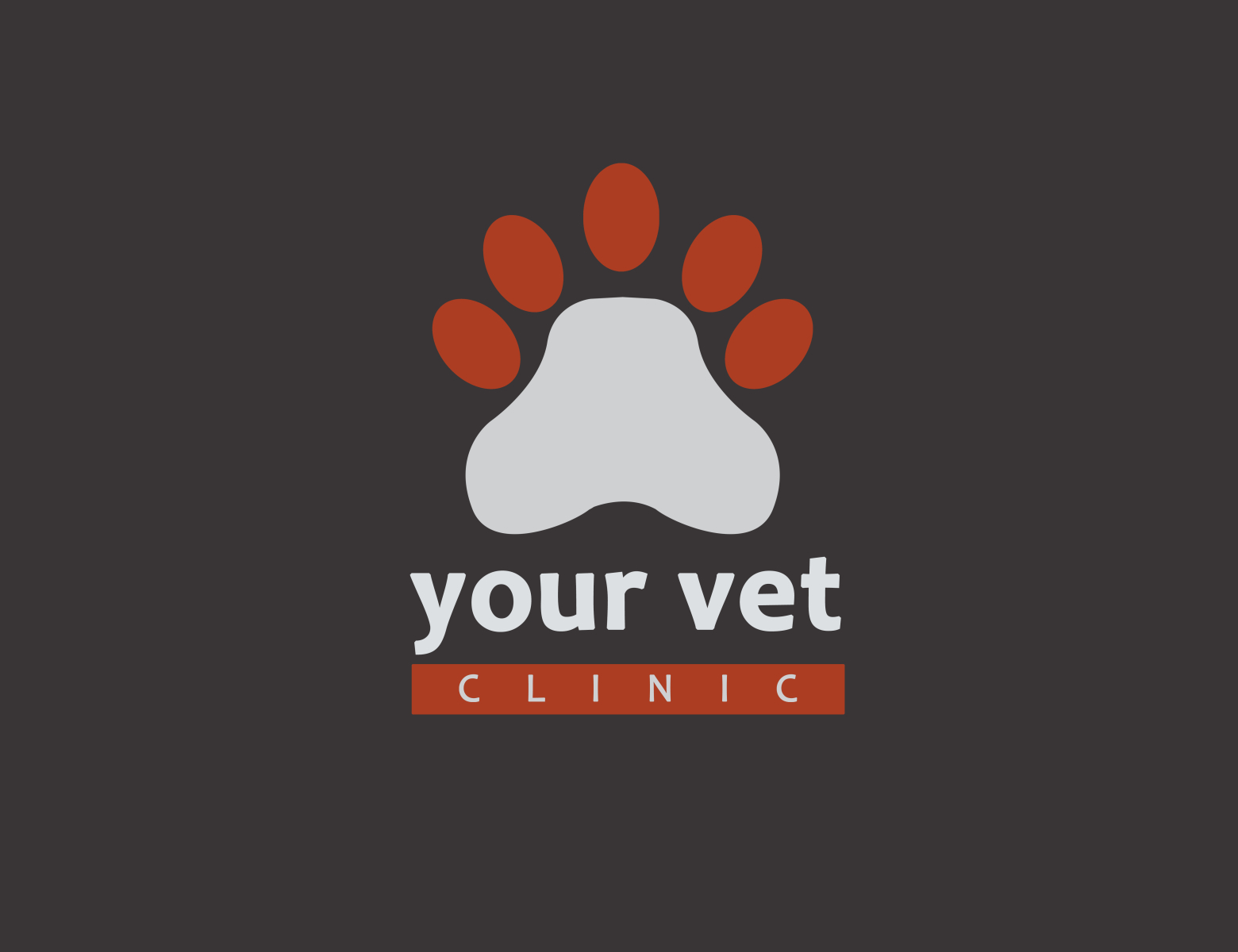 Vet clinic sample logo by Mehadi on Dribbble