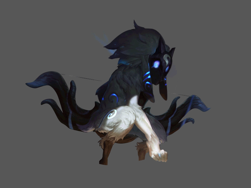 Kindred Rig 2d after effects animation kindred league of legends lol