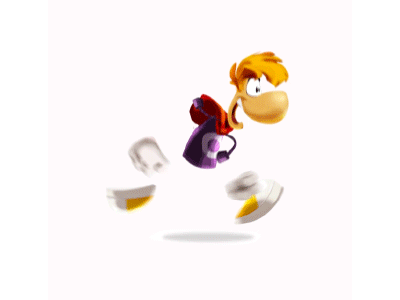 Rayman Run Cycle 2d after effects animation cycle rayman run