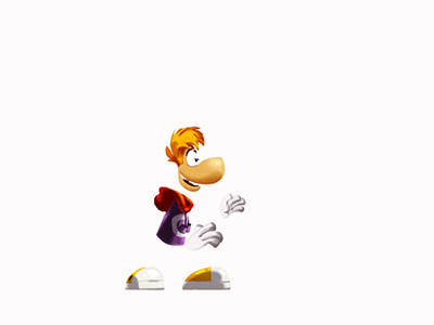 Rayman High 5 2d 5 after effects animation clap high jump rayman