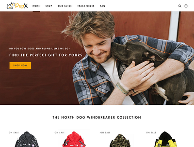 Landing Page - Pet Store branding dropshipping illustration landing page shopify typography web design webdesign