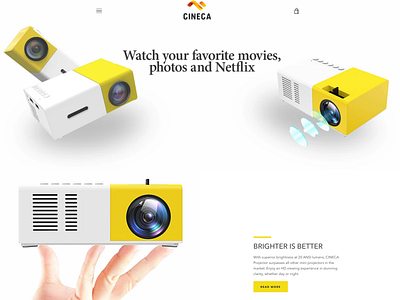 Landing Page - Mini Projector