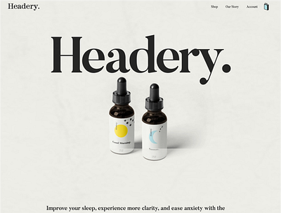 CBD OIL - Landing Page branding design dropshipping landing page shopify typography web design webdesign website