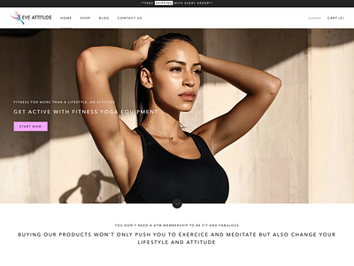 Fitness Landing Page