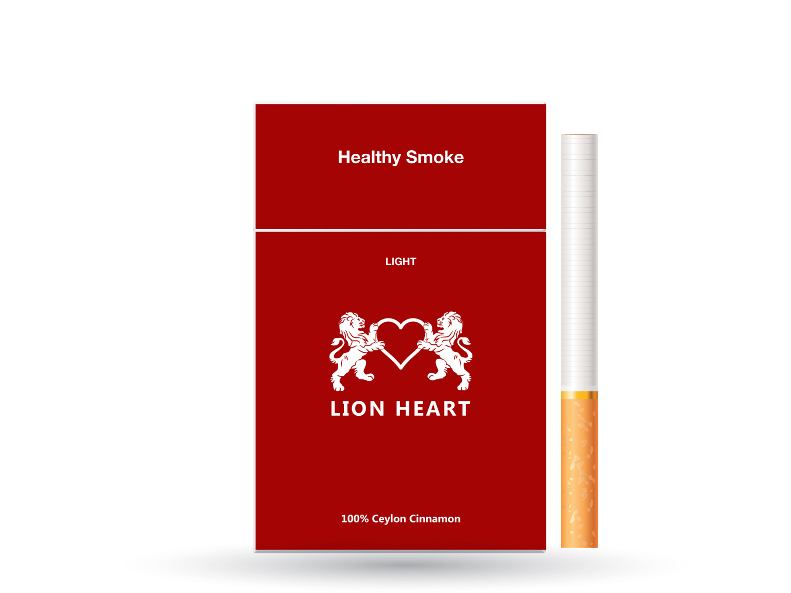Lion Heart Cigarette Light Red by Revo Revolution Advertising on