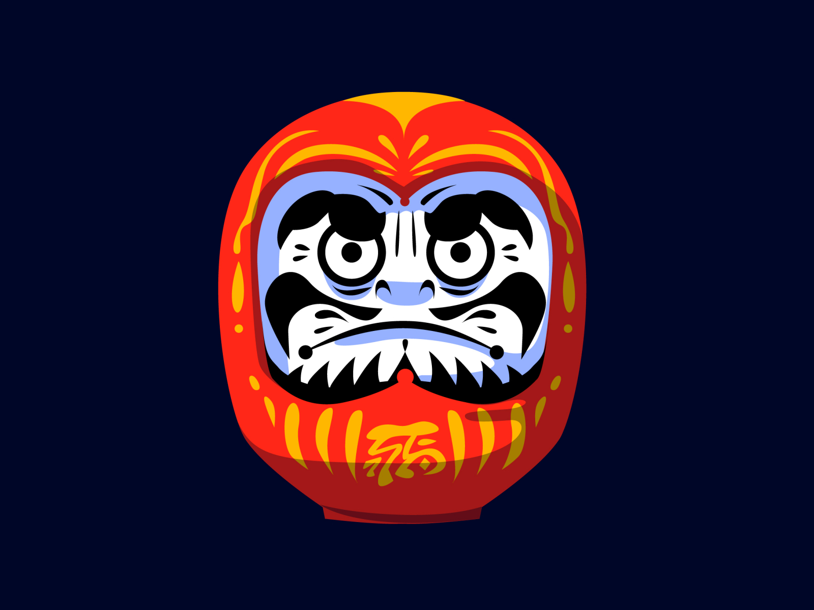 Daruma by Philippe Nicolas on Dribbble