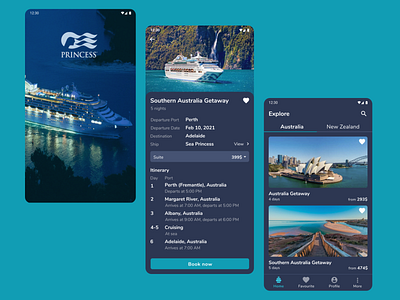 Cruise Mobile App android app app cruise mobile ui ux