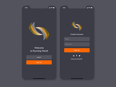 Sign up UI app dailyuichallenge design mobile ui ui ux