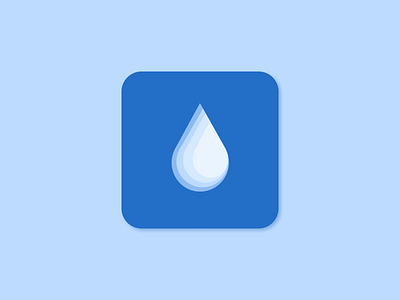 Day 5 App icon blue dailyuichallenge design icon ui water