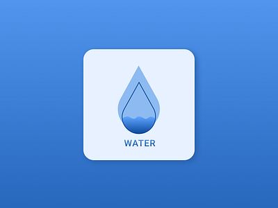 App icon app blue dailyuichallenge design icon ui water