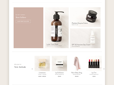 Take Care beauty body brandon chronicle cosmetics ecommerce neutrals skin skincare subtle vegan web