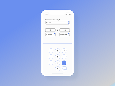 Daily UI - 004 Calculator daily ui daily ui 004 design exercise illustration ios iphone ui