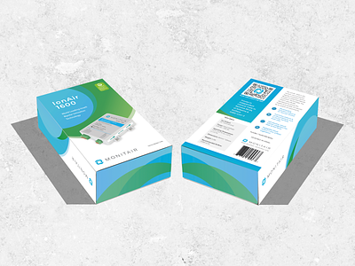 Monitair packaging design design graphic design package design tech packaging