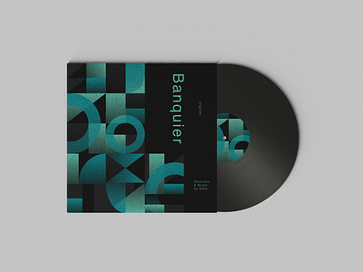Vinyl Record Design album cover geometric design graphic design vinyl record