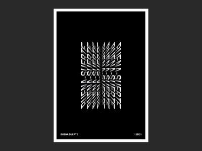 Buena Suerte Typography Poster branding designer graphic design poster typography