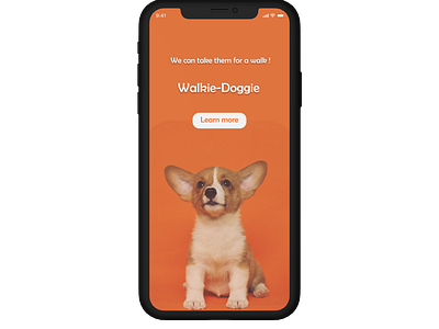 Walkie-Doggie App design by Simran Kaur