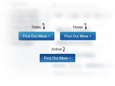 New Site Button States (CSS3) a active button hover states static