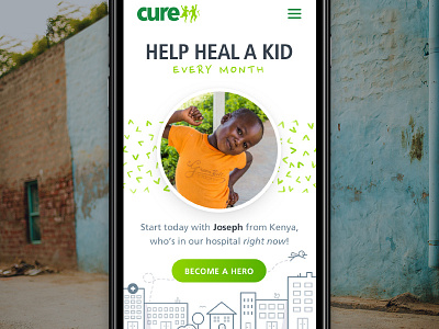 cure.org Redesign Concept - 2