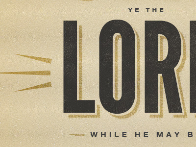 Isaiah 55:6 bible church isaiah scripture typographic verse