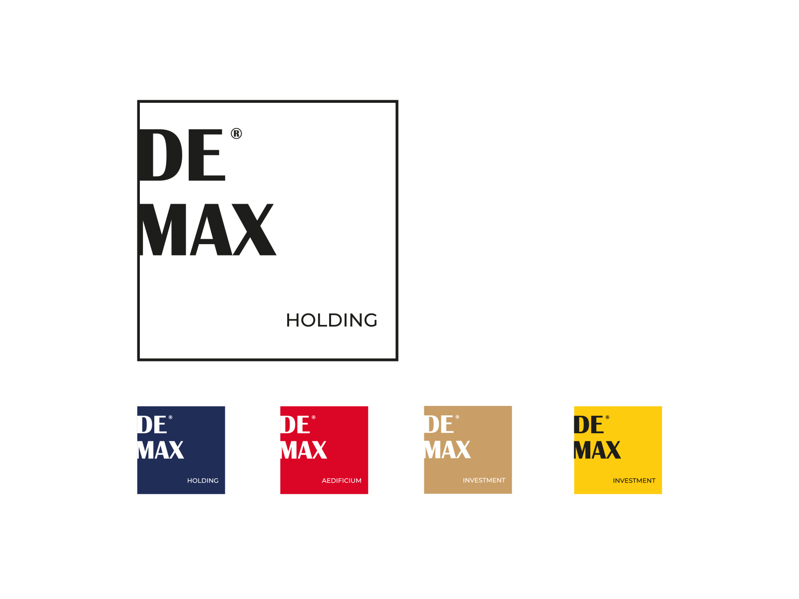 logo • demax by Radush Draganov on Dribbble